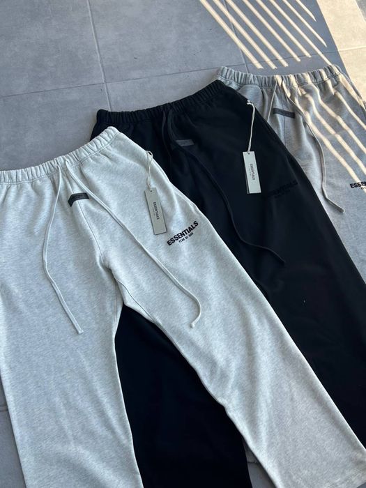 ‼️РОЗПРОДАЖ‼️ Штани Спортивні Essentials  (Fog,фог,есеншл,baggy)