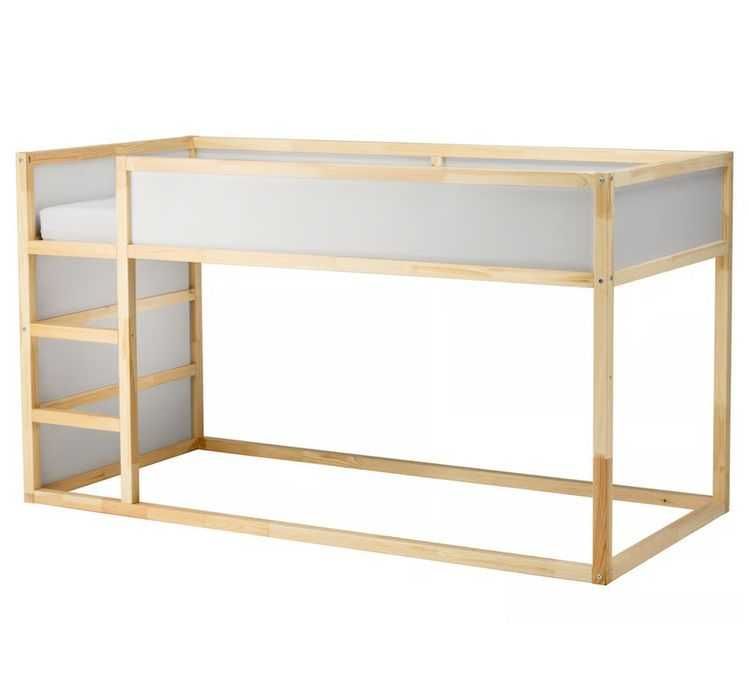 Cama de beliche IKEA  Kura 90 x 200 cm como novo