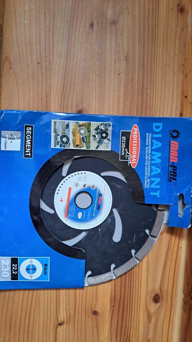 Tarcza diamentowa do: kostka bruk,cegła, klinkier, gazobeton, płytki