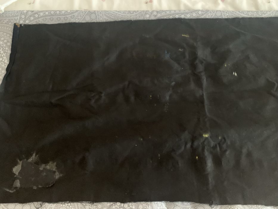 Pintura sobre tecido de veludo