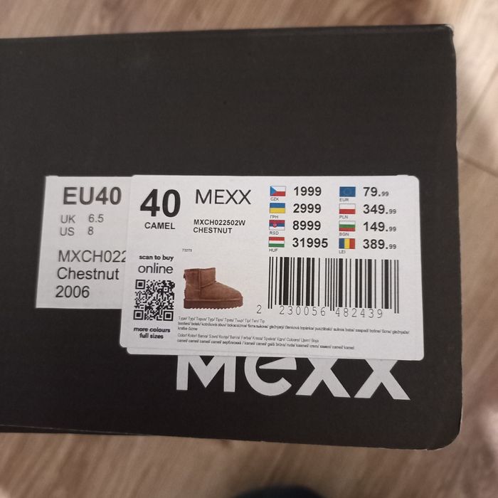 Botki zimowe-Mexx- rozmiar-40