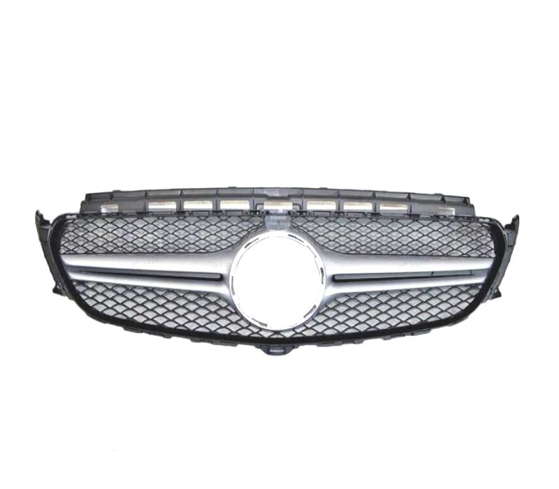 GRELHA FRONTAL MERCEDES W213 S213 C238 PRETO CROMADO