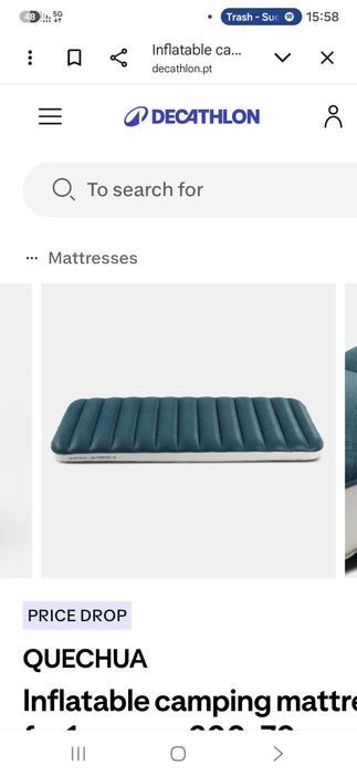 Camping mattresses Decathlon