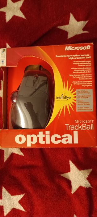 Myszka Microsoft Trackball Optical Mouse USB/ps2 intelliEye