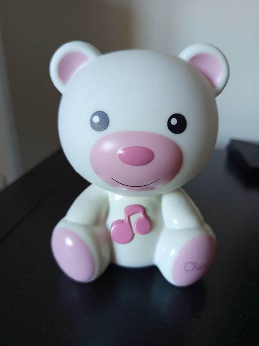 Luz presença bebé com música