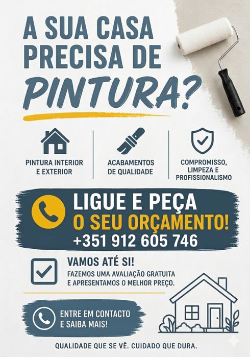 Pinturas / Obras / Remodelações em Cascais / Sintra / Lisboa