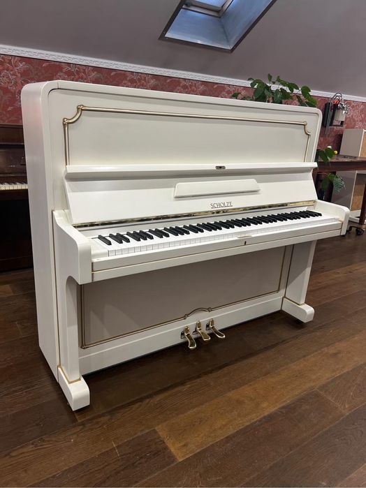 Піаніно petrof матове сатін weinbach коричневе біле petrof