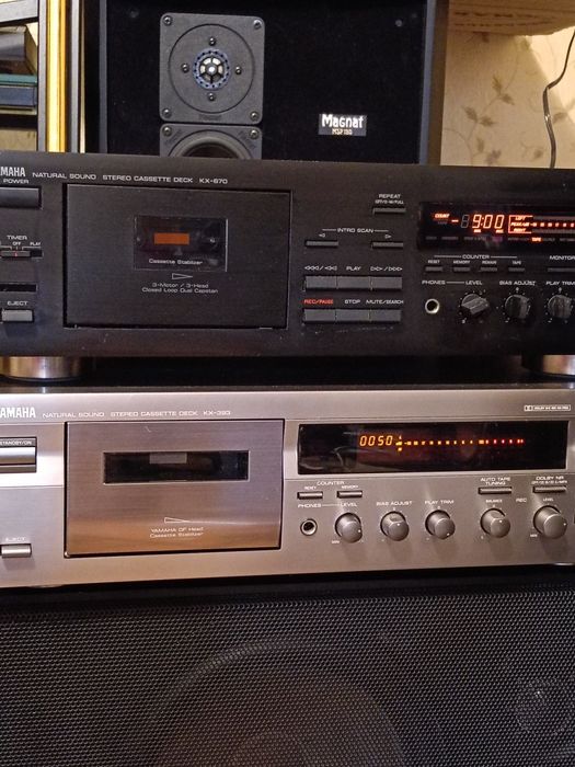 Кассетная дека YAMAHA KX670,KX393