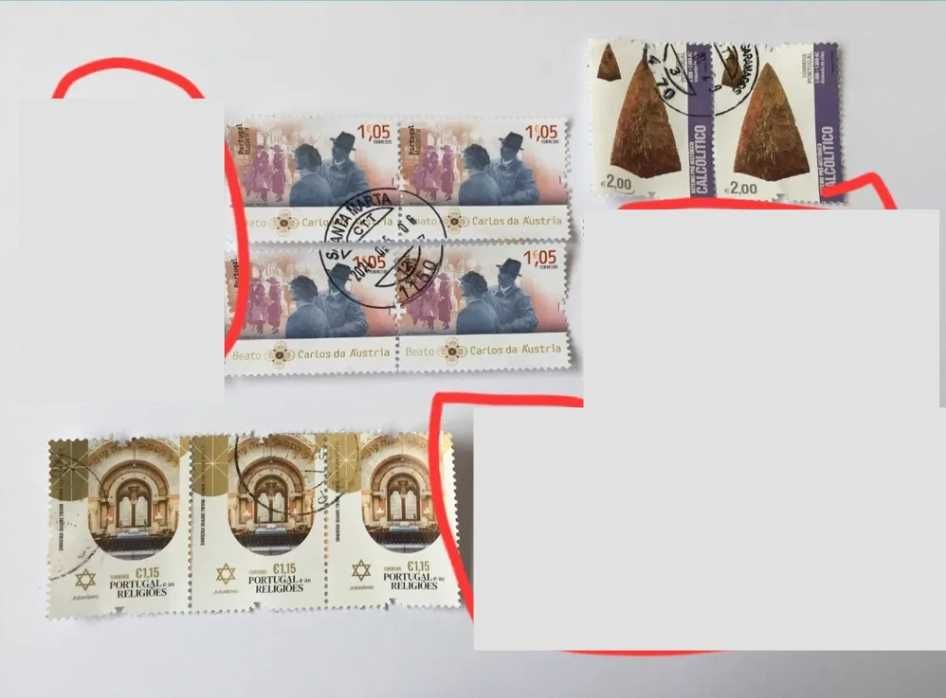 selos portugueses e estrangeiros