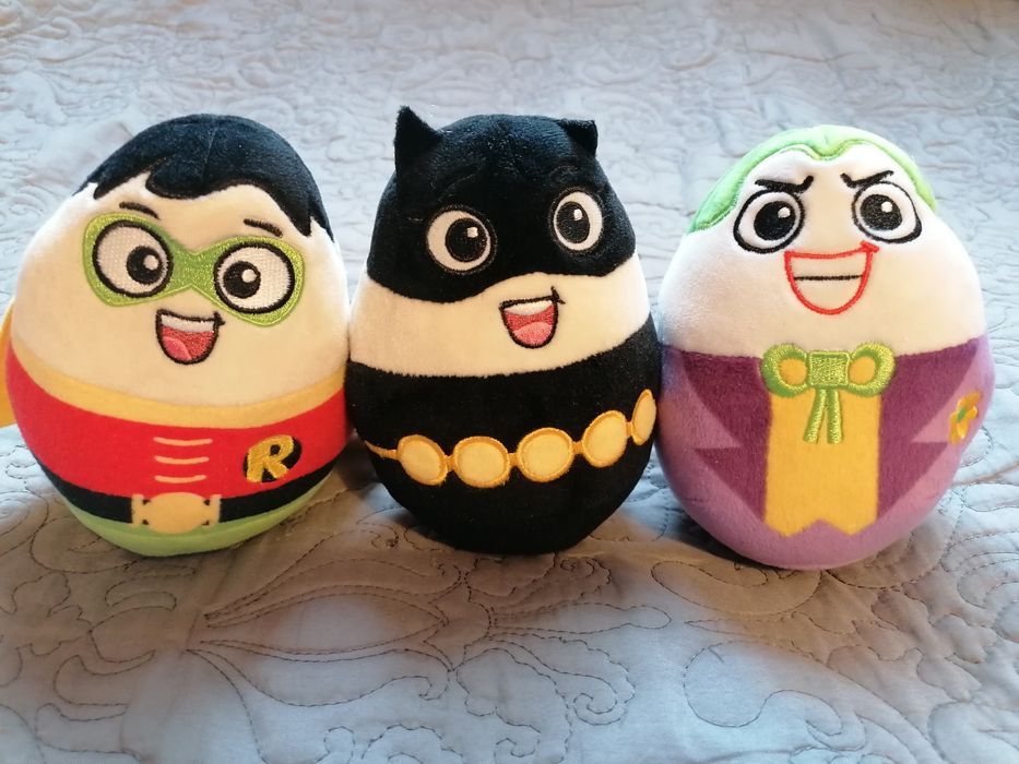 DC Universe - Batman, Superman, Jocker, Kobieta Kot, Robin - maskotki