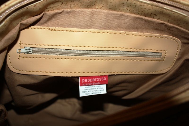 Mala de mulher de cortiça como nova da PEPPEROSSO