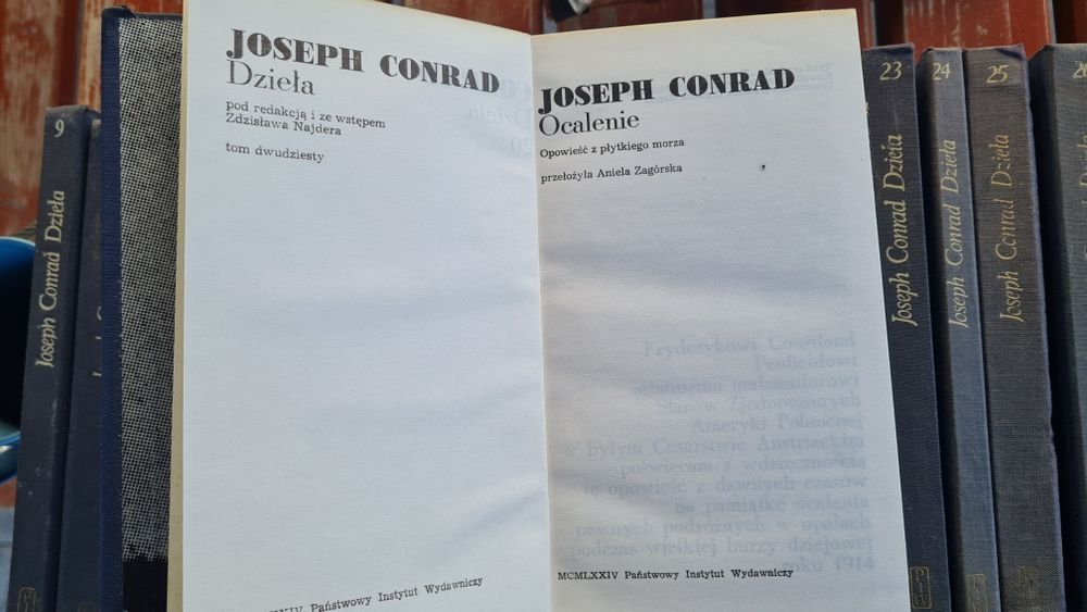Conrad Dzieła, 19k plus biografia, marynistyka