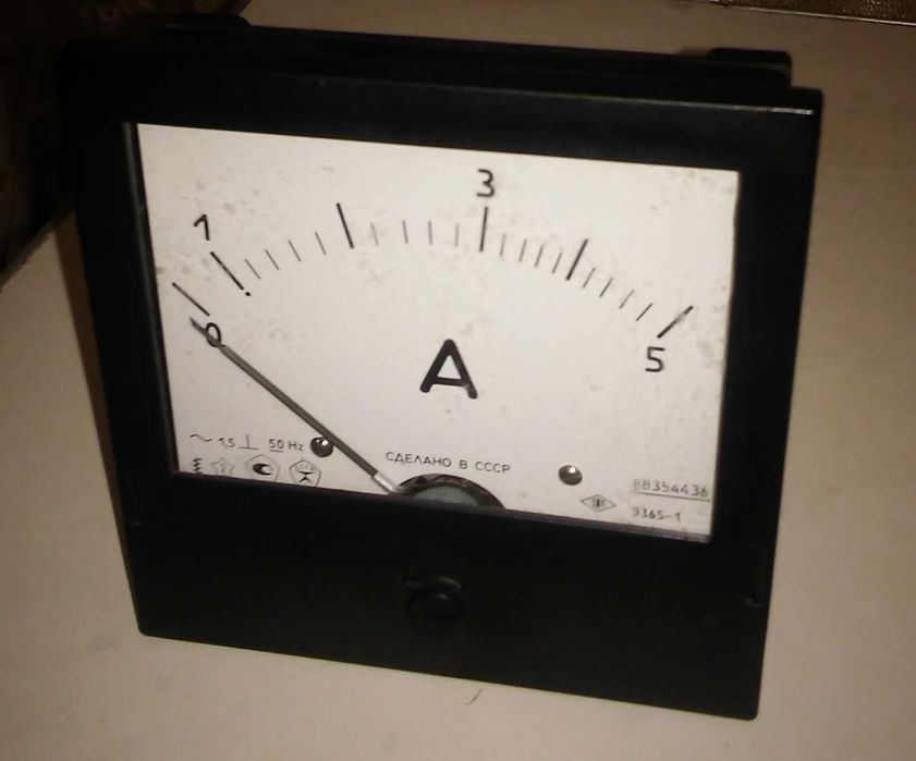 Амперметр  Є365-1  5А