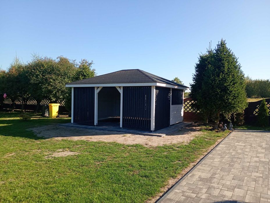 Taras altana sciana altanki tarasu lamele zaszenie tarasu drewniane