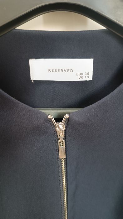 Nowy płaszcz Reserved 38 granatowy wiosna jesień