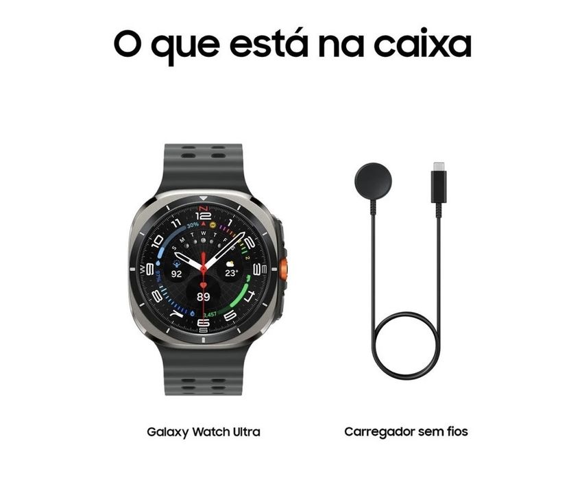 Smartwatch SAMSUNG Galaxy Watch Ultra 2025 (47mm - Prateado Titânio)