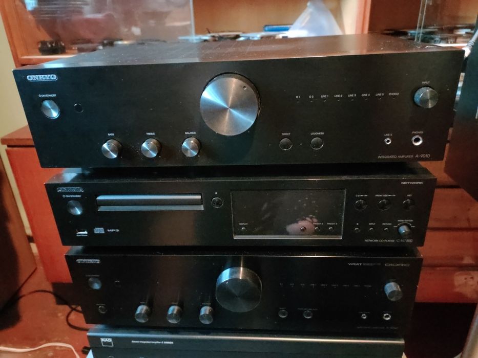 Onkyo wzmacniacz A 9050plus network CD player C-N 7050 w bdb stanie