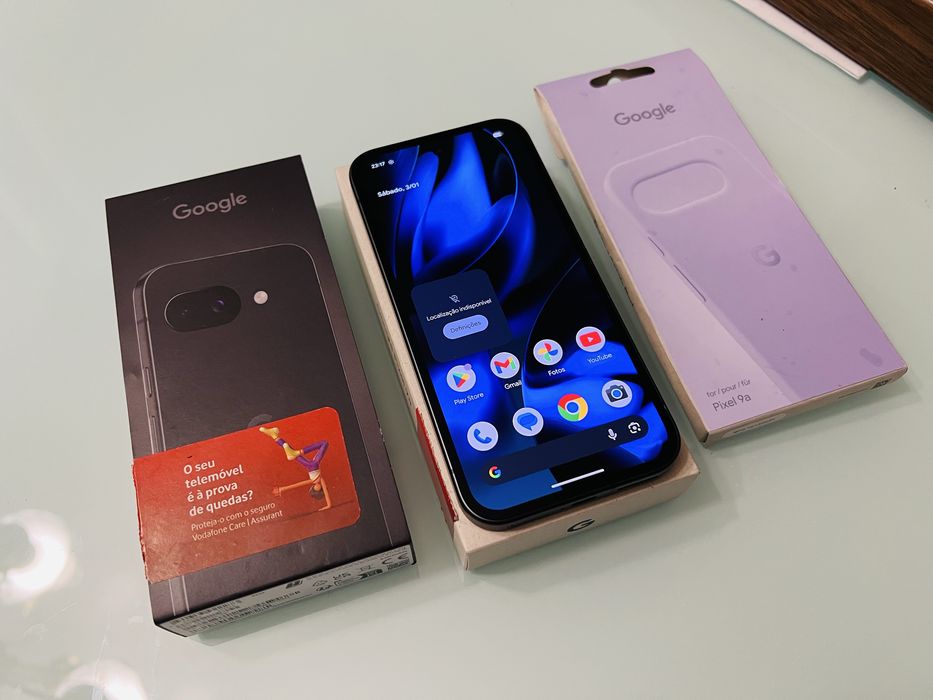 Google Pixel 9a 128GB Preto - Fatura e garantia