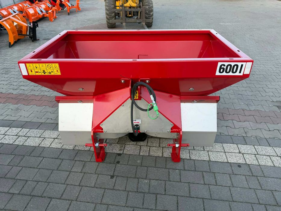 Hit Rozsiewacz nawozu nowy ulepszony dwu tarczowy Hydraulika dowóz fre