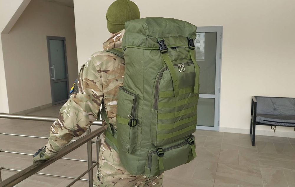 Рюкзак тактичний 70 л Військовий рюкзак Зсу Туристичний похідний баул