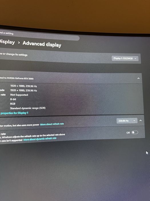 Pack monitor 240hz 32’ e pc gaming rtx 5060