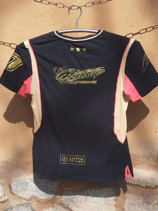 Lotus f1 team kimi räikkönen винтажная футболка, xs.