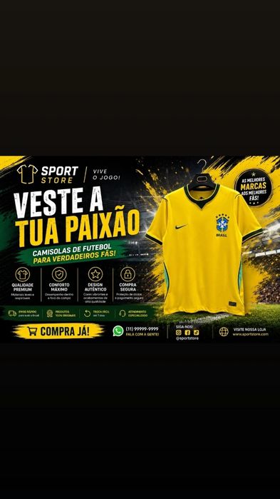 Camisolas desportivas