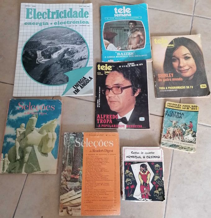 Revistas muito antigas, o lote por 5€
