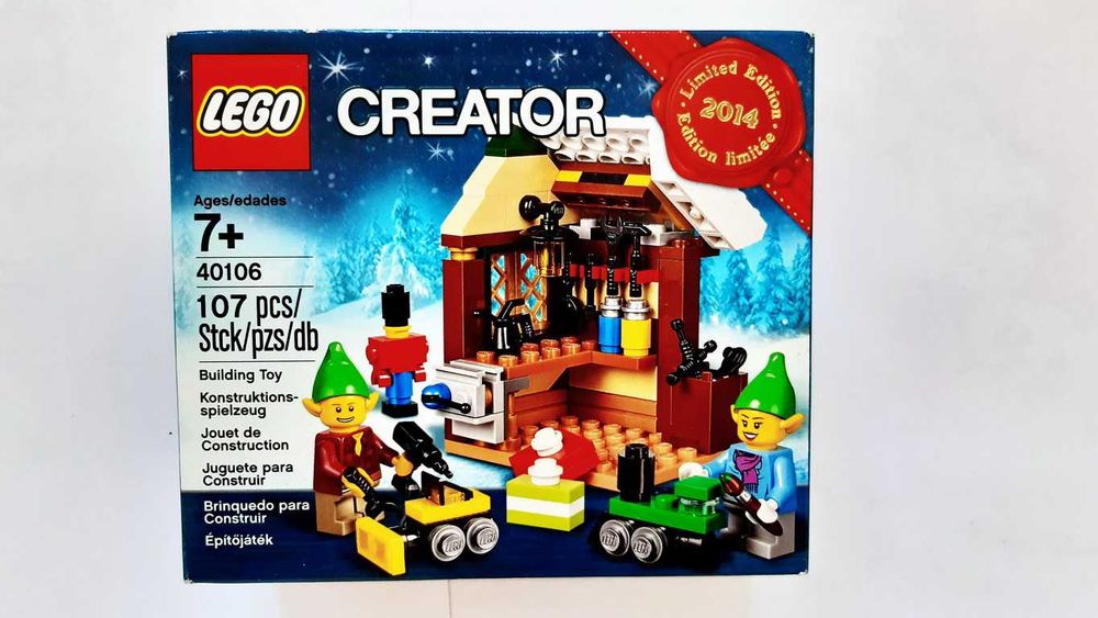 LEGO Creator Christmas 40106 Toy Workshop - LimitedEd 2014  Set selado