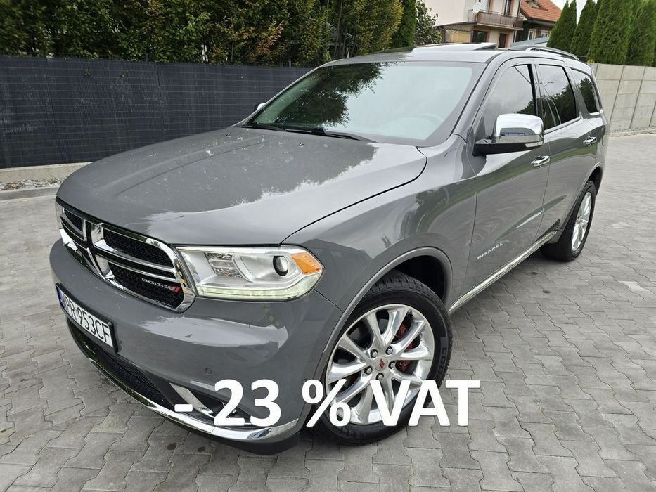 Dodge Durango 3.6 V6 299 KM 4x4 CITADEL Skóry Xenon Navi 2xPDC Kamera Zadbany FV23%