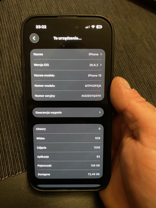 iPhone 15 jak nowy