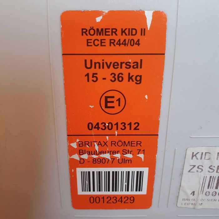 Cadeira auto Britax Römer KID II