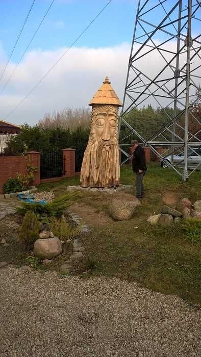 barć ule drewniane rzeźbione