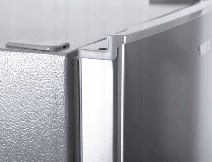Lodówka Lodówko Zamrażarka Chłodziarka Vivax 159cm 235L Inox 41dB