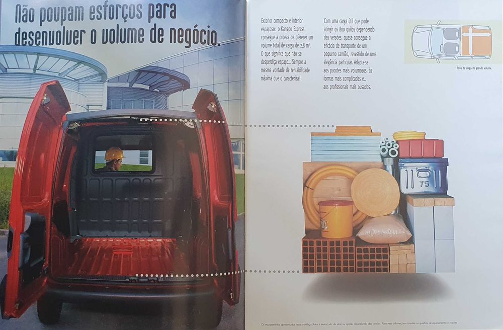 2 Catálogos automóvel Renault Kangoo e Kangoo Express