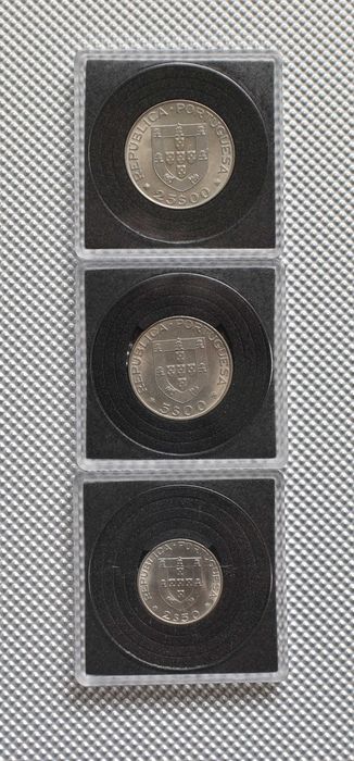 Portugal Pack 3 moedas, 1977