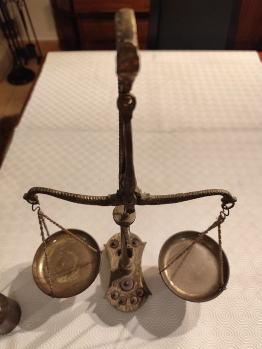 Balança de bronze coleção
