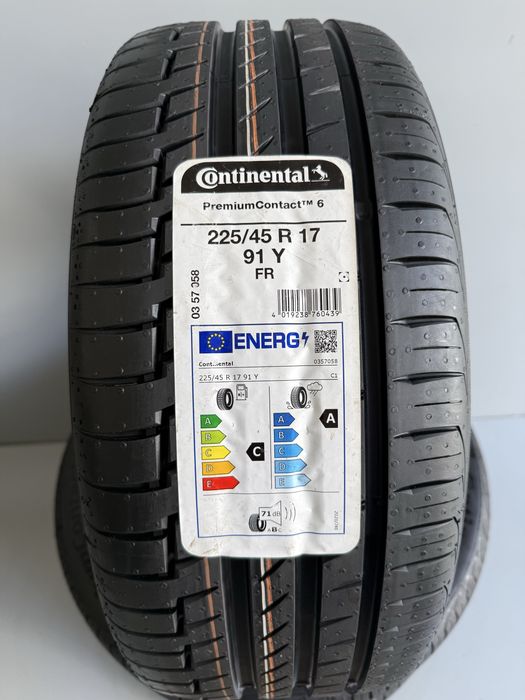 225/45 R17 91Y шини Continental Premium Contact 6