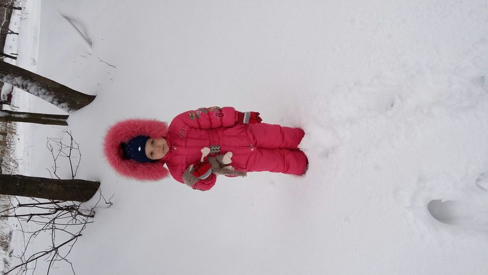 Зимний костюм на девочку