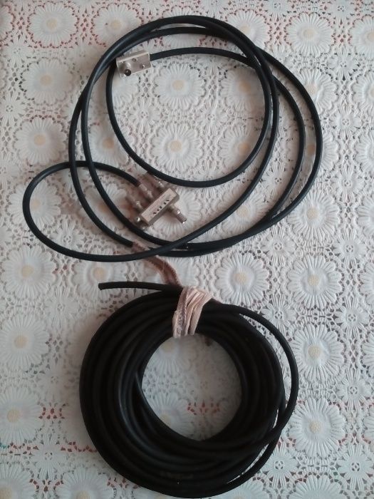 Кабель телевизионный, провод телефонный