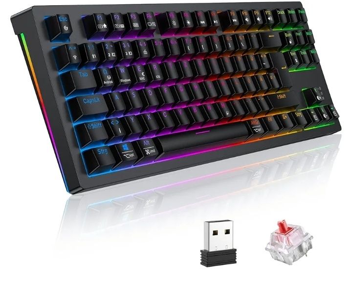 Бездротова клавіатура з підсвічуванням TECURS WK 007 Wireless Keyboard