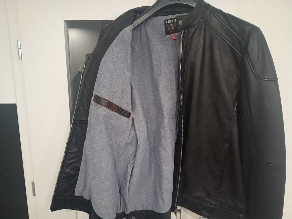 Nowa męska kurtka skórzana Ochnik 4XL