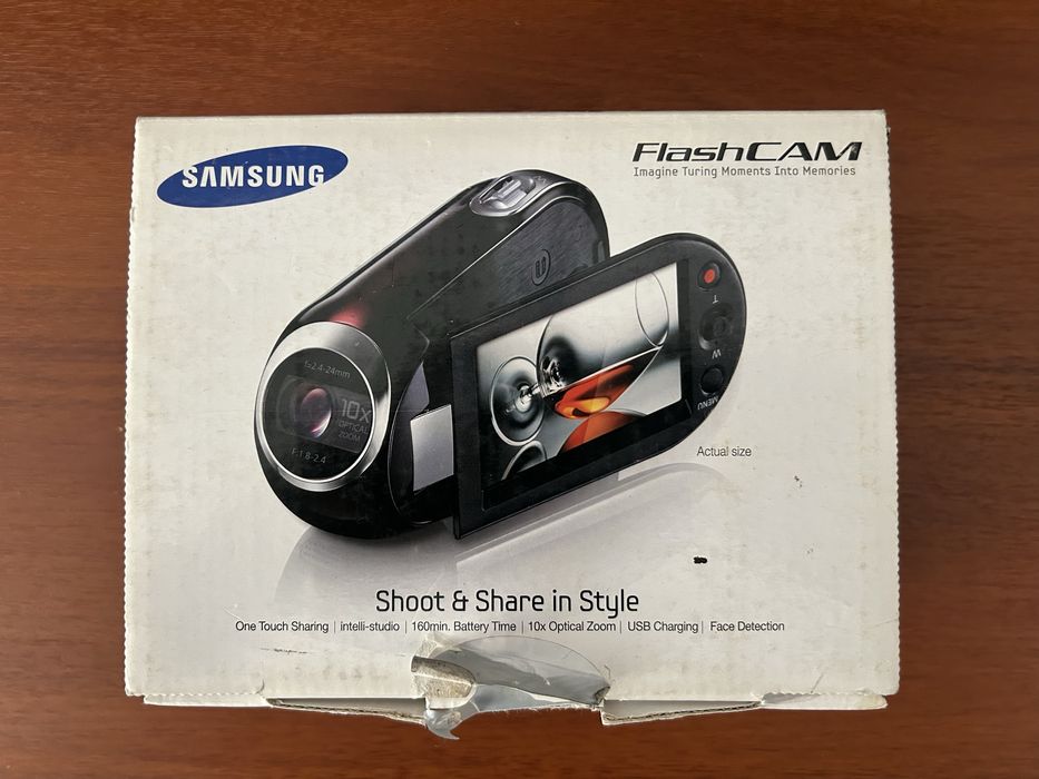 Câmera filmar samsung