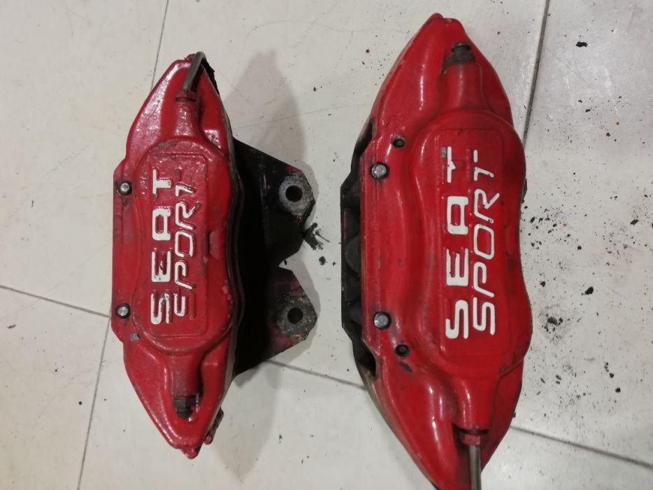 Travagem completa frente seat ibiza cupra 6l 312mm ap seat sport