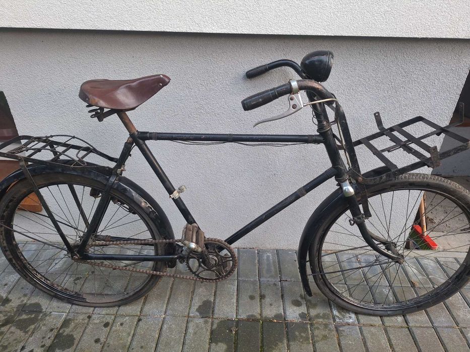 Stary powojenny rower PRL zabytek antyk