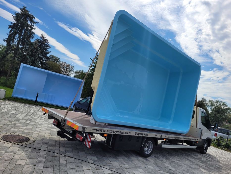 Basen gotowy poliestrowy Royal 5,30 x 3,20 ogrodowy ! niecka Producent