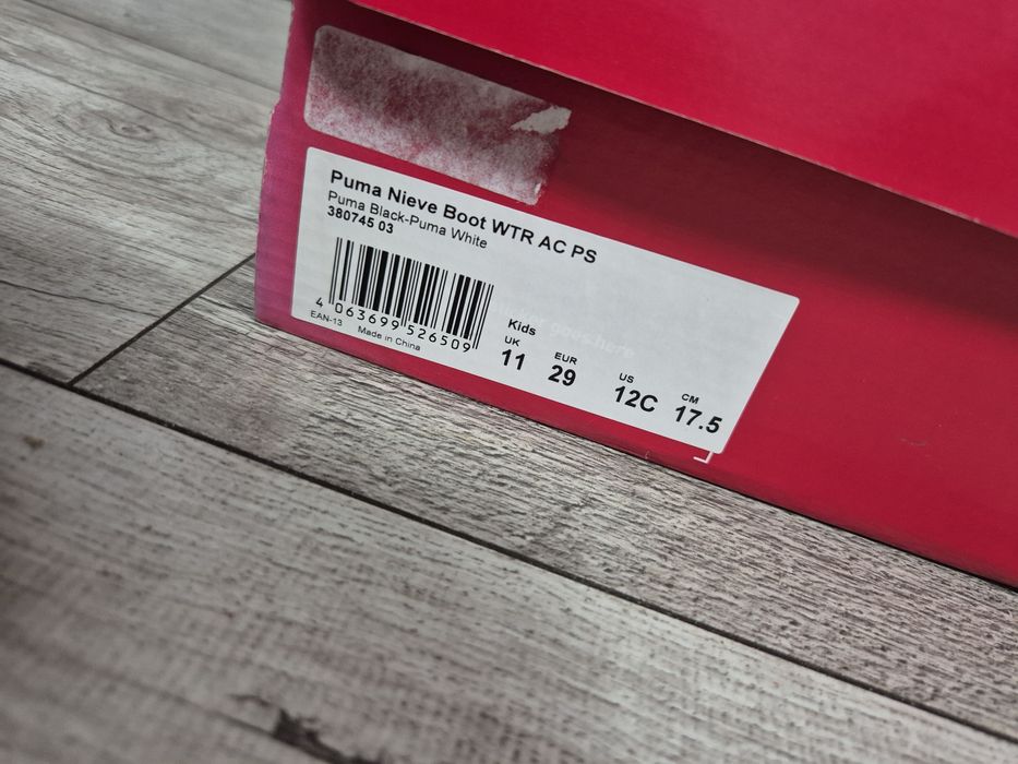 Buty zimowe dla dzieci Puma Nieve Wtr AC PS rozmiar 29