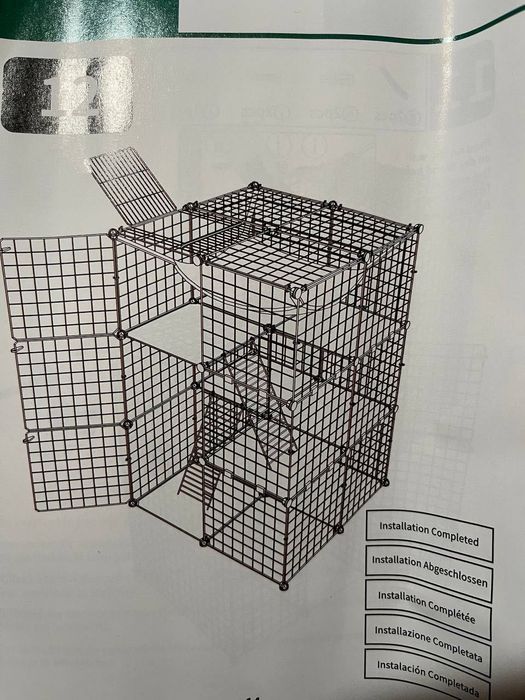 Клітка для тварин металева. НОВА