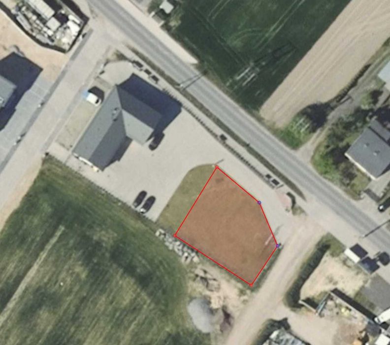 Plac na wynajem 450–500 m² – Robakowo, ul. Miła 2