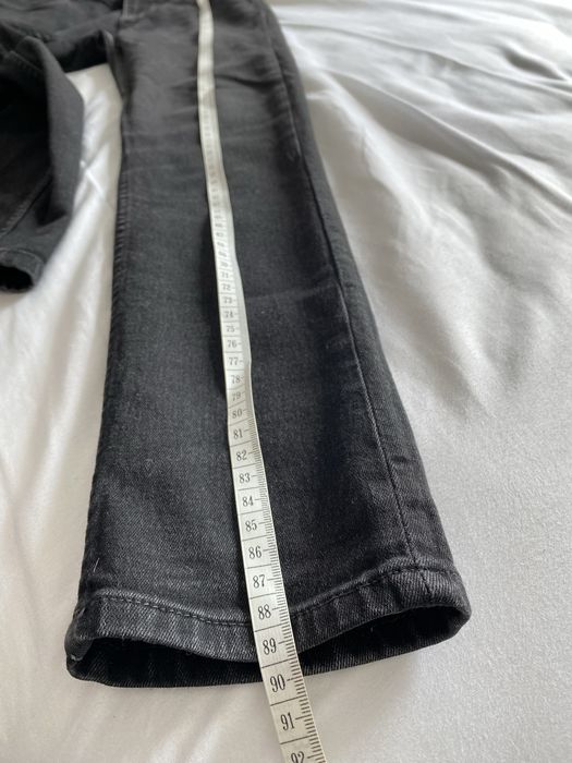 Czarne dżinsy/jeansy skiny r. 152